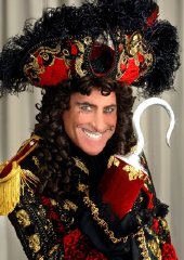 Paul Michael Glaser as Captain Hook in 'Peter Pan' in 2007