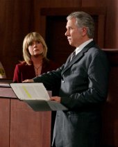 Linda Gray & John Larroquette in 'McBride: It's Murder, Madam' (2005)