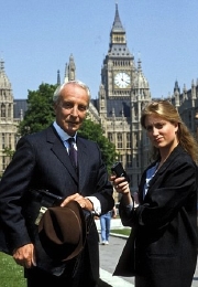 Susannah Harker & Ian Richardson in 'House of Cards' (1990)