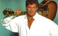 David Hasselhoff with guitar