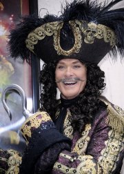 David Hasselhoff as Captain Hook in 'Peter Pan' at the Manchester Opera House in  2012
