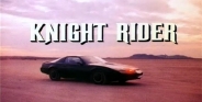 Opening credit for 'Knight Rider'