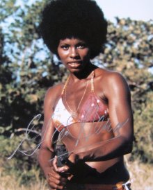 Gloria Hendry signed photograph