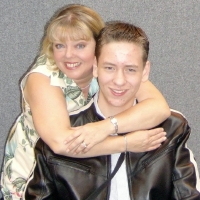 Sue Hodge with Ciaran brown