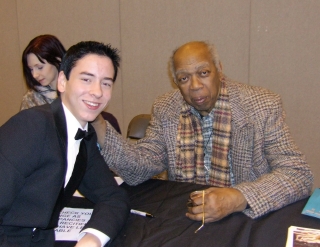 Geoffrey Holder with Ciaran Brown