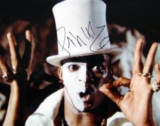 Photograph of Baron Samedi signed by Geoffrey Holder