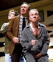 Richard Hope (centre) in 'Donkey's Years' (2007)