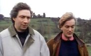 Richard Hope as Roy Shearer & Simon Shepherd as Dr Will Preston in the episode 'A Normal Life' from the TV series 'Peak Practice' (1995)