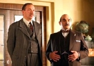 Richard Hope as Supt. Harold Spence & David Suchet as Hercule Poirot in the episode 'Taken at the Flood' from the TV series 'Agatha Christie: Poirot' (2006)