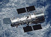 The Hubble Space Telescope in orbit