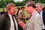 Geoffrey Hughes meets the Prince of Wales in 1999