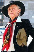 John Hurt as Quentin Crisp in 'An Englishman in New York'