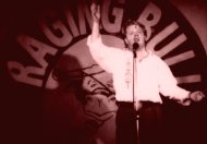 Eddie Izzard performs at his Soho club 'The Raging Bull'