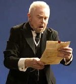 Derek Jacobi as Malvolio in Shakespeare's 'Twelfth Night'