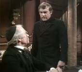 Laurence Olivier & Michael Jayston in 'The Merchant of Venice' (1973)
