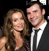 Joe Calzaghe with former girl friend Jo-Emma Lavin