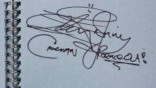 Edward Grimes (Jedward) autograph