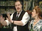 Gorden Kaye & Carmen Silvera in 'Allo! 'Allo!