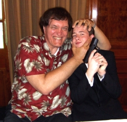 Richard Kiel with Ciaran Brown