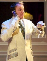 Rory Kinnear as Sir Fopling Flutter in 'The Man of Mode'