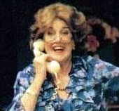 Maggie Kirkpatrick as Peggy Ramsay in 'Peggy For You' (1997)