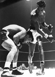 Jake LaMotta fighting Sugar Ray Robinson