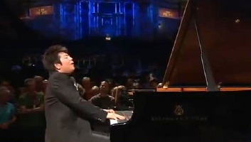 Lang Lang performs at a 2008 Promenade Concert in the Royal Albert Hall in London