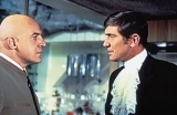 Telly Savalas and George Lazenby in 'On Her Majesty's Secret Service'