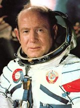 Alexei Leonov in his spacesuit in 1975