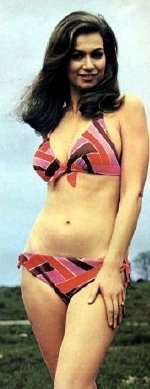 Valerie Leon publicity shot for Carry On Girls