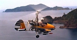 Little Nellie (flown by Ken Wallis) in 'You Only Live Twice'