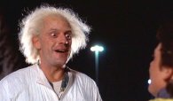 Christopher Lloyd as Emmett 'Doc' Brown in 'Back to the Future; Part 1'