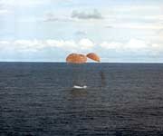 Apollo 13 splashes down 