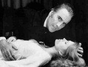 Christopher Lee and Joanna Lumley in 'The Satanic Rites of Dracula'