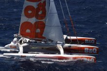 Ellen MacArthur's trimaran B&Q/Castorama