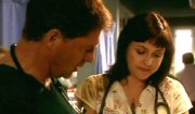 Simon MacCorkindale & Elizabeth Carling in 'Casualty'