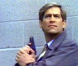 Simon MacCorkindale as Peter Sinclair in 'Counterstrike' (1990-93)