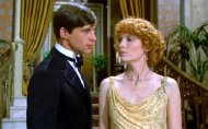 Simon MacCorkindale with Mia Farrow in Agatha Christie's 'Death on the Nile'