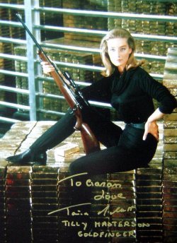 Tania Mallet signed photograph