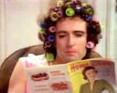 Brian May in the video to 'I Want to Break Free'