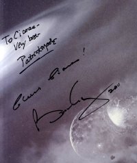 'Bang!' signed by Sir Patrick Moore & Brian May 