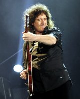 Brian May performs in Munich in 2008