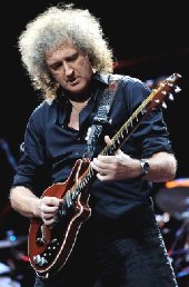 Brian May plays at The Prince's Trust 'Rock Gala' in 2010