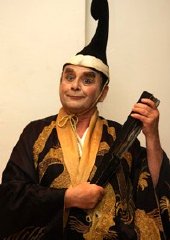 Sylvester McCoy in the title role of Gilbert & Sullivan's 'The Mikado'