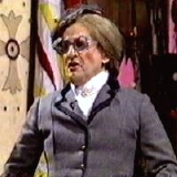 Sylvester McCoy as Aunt Grizelda in 'See It Saw It'