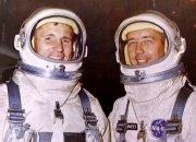 The crew of 'Gemini 4' - Ed White and Jim McDivitt