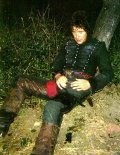 Paul McGann filming 'Sharpe's Rifles' before his injury forced him to leave the series