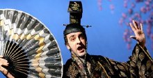 Alistair McGowan in the title role of 'The Mikado' by Gilbert & Sullivan