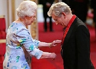The Queen makes Sir Ian McKellan a Companion of Honour in 2008
