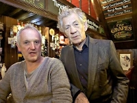 Sean Mathias & Sir Ian McKellen, landlords of 'The Grapes' in Limehouse